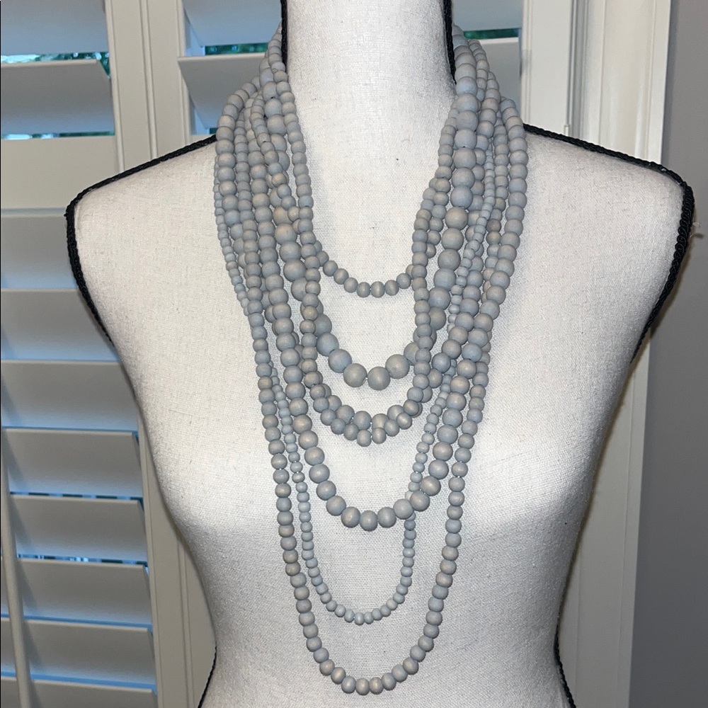 Bundle of FOUR elegant chunky necklaces